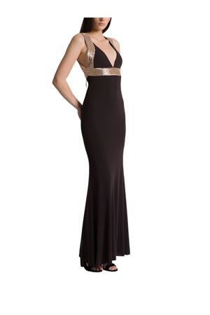 Abito lungo marrone ALBERTA FERRETTI | A046001240102